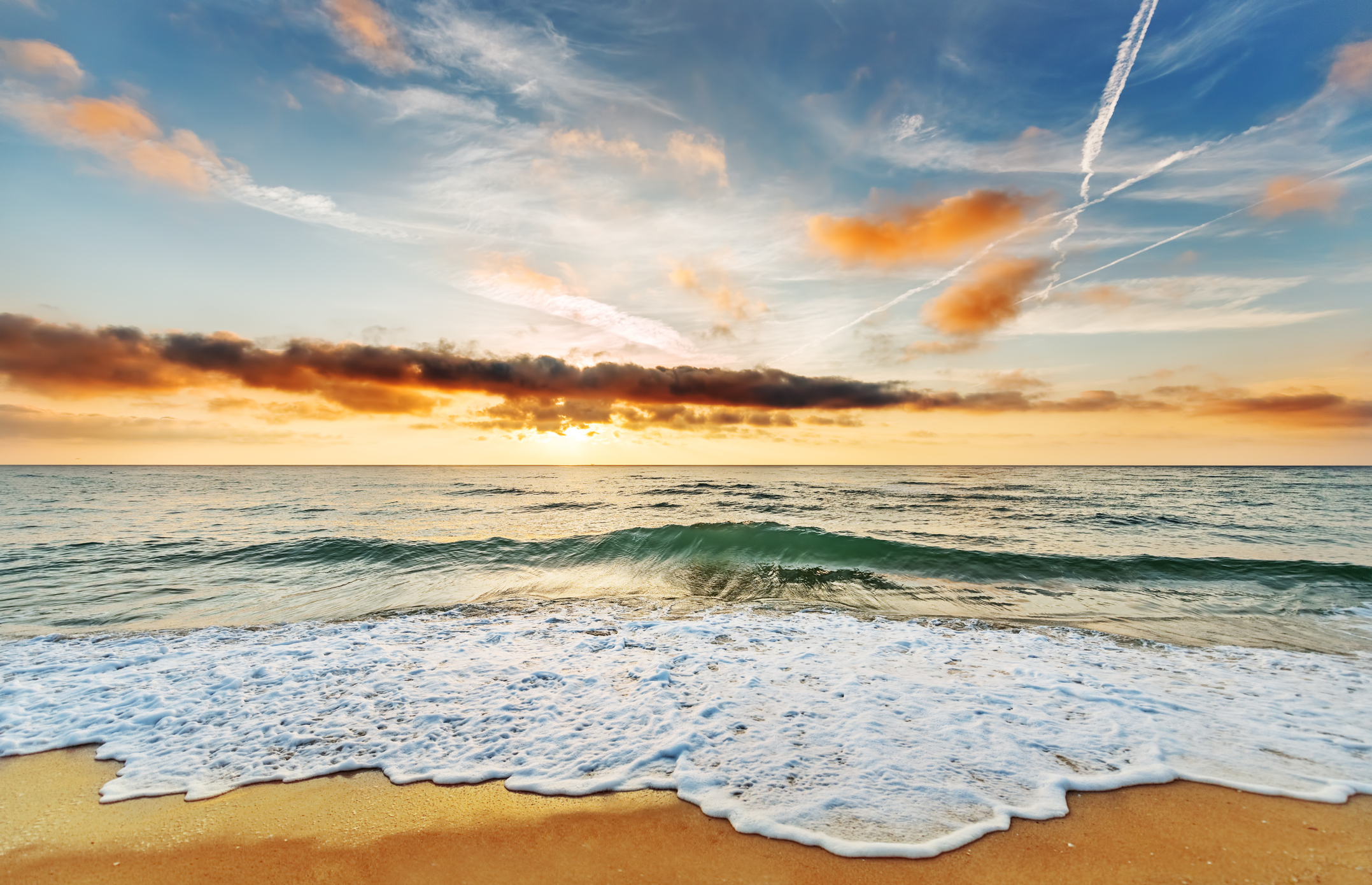 Sunset at the beach