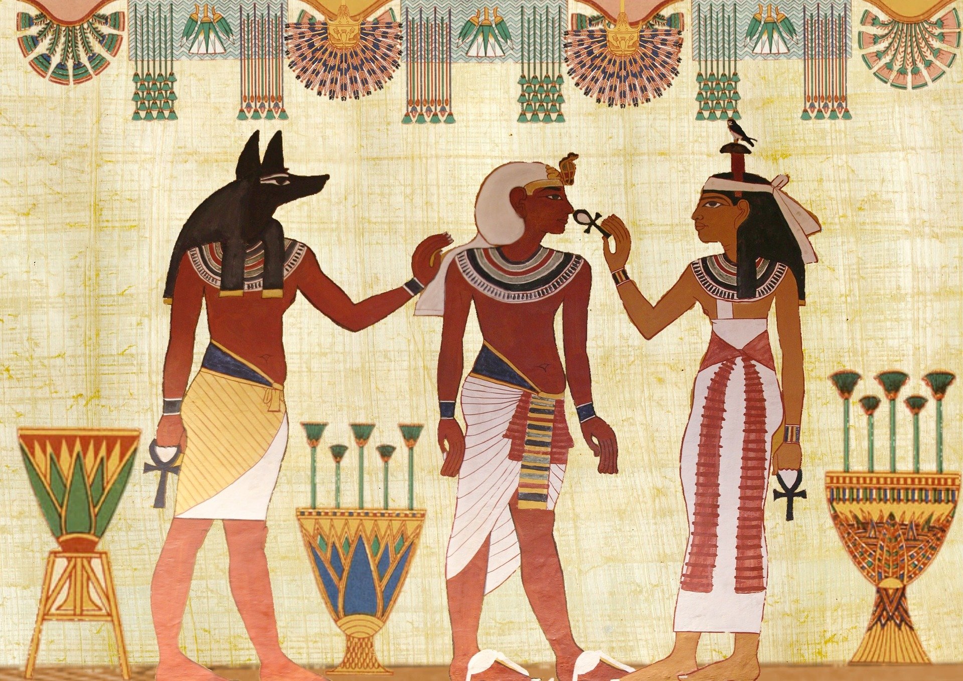 Textiles: Egyptian collars