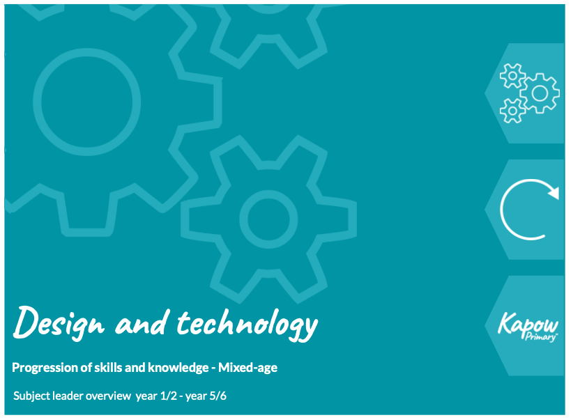 DT Mixed-age Progression of Skills and Knowledge - Kapow Primary